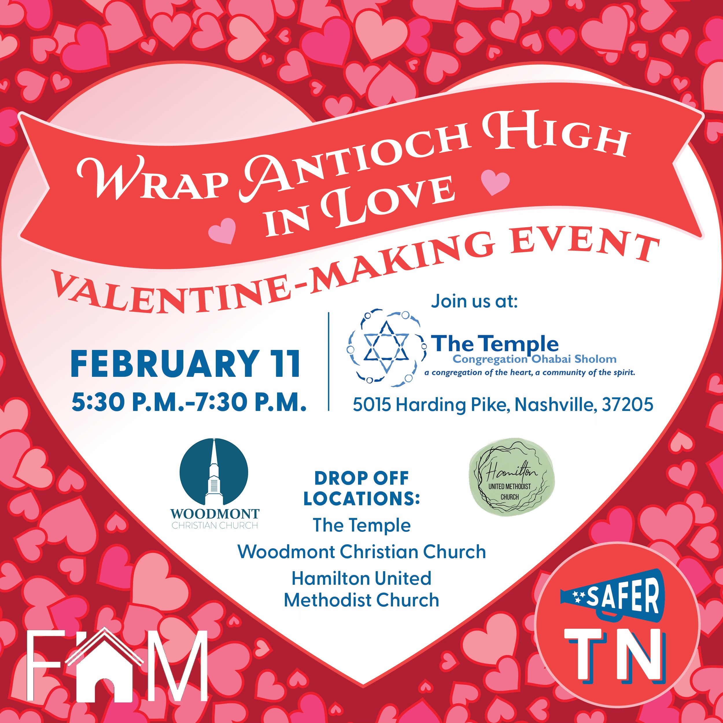 Wrap Antioch High School in Love: Valentine-making event