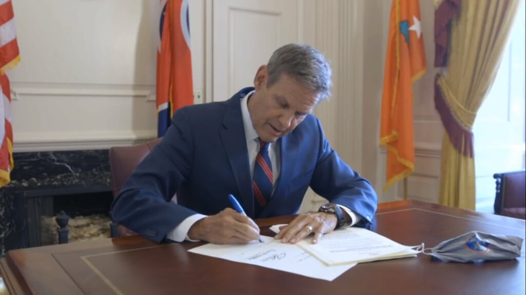 Tennessee Governor Bill Lee signs new firearm legislation