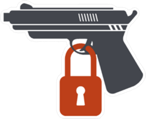 gun lock icon