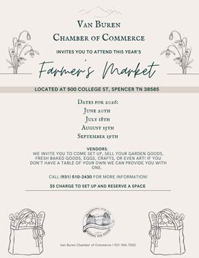 Van Buren Chamber of Commerce Farmers Market