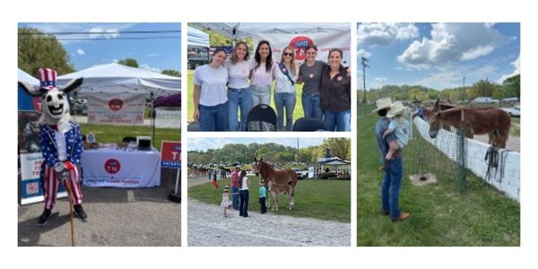 Images from Safer TN's attendance at the 2026 Mule Day in Columbia