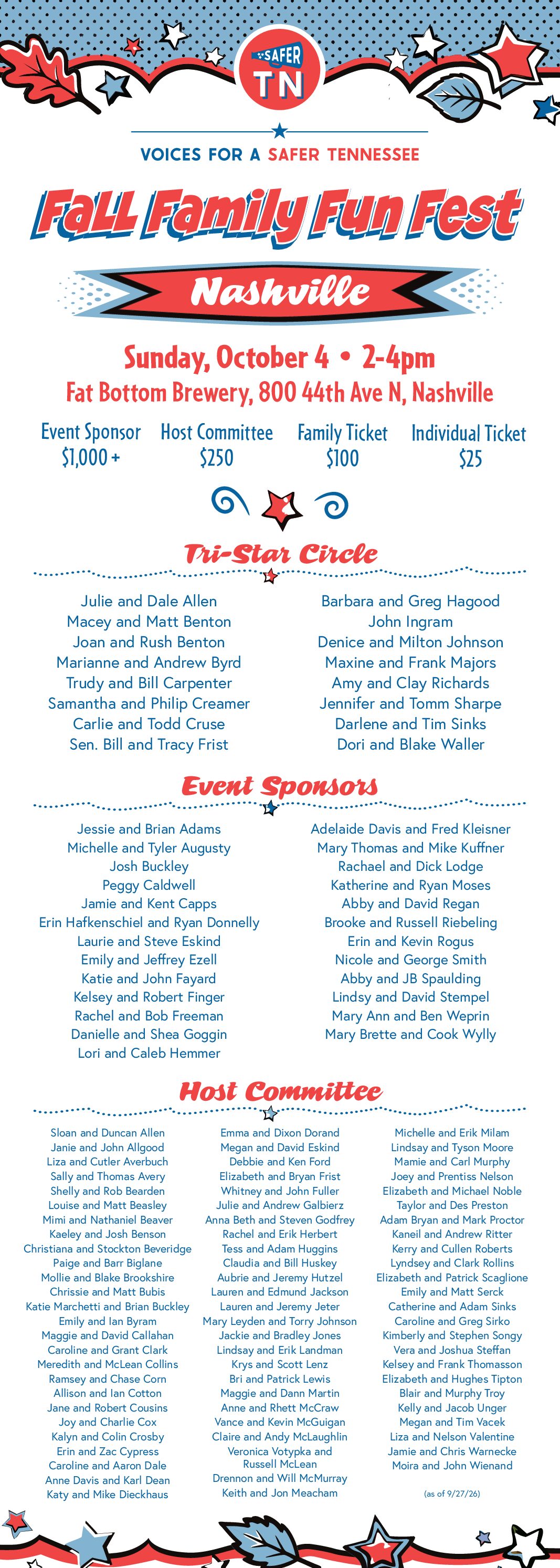 Nashville 2026 Fall Family Fun Fest