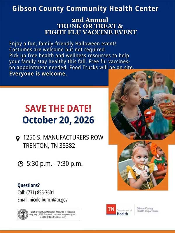 Gibson County Community Health Center's Trunk or Treat